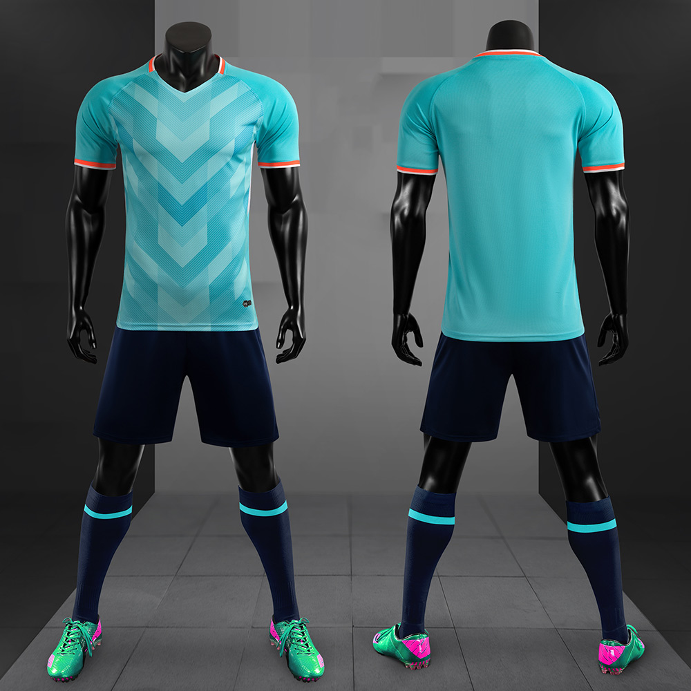 Custom Football Jersey for Men Children Short Sleeve Soccer Jersey Suit Football Training Uniform Polyester Outdoor Sportswear
