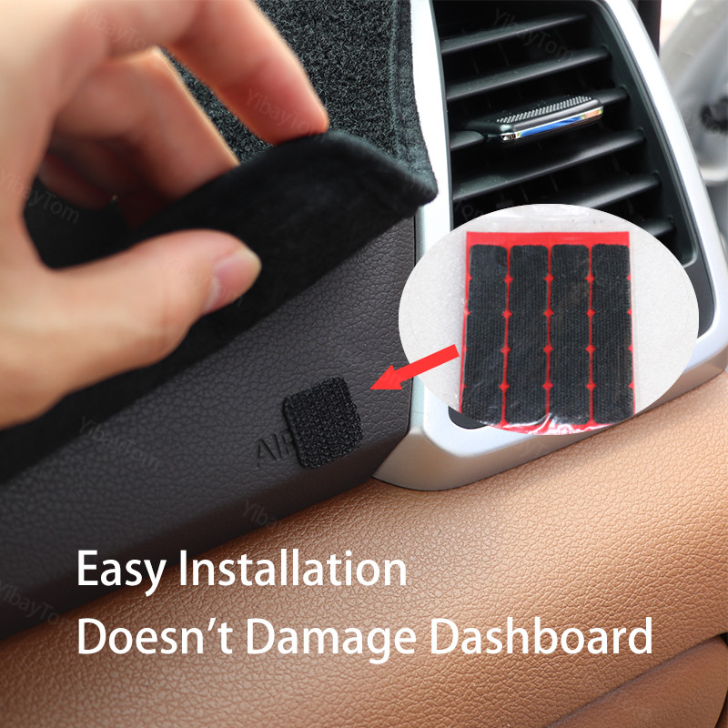 Dash Cover Mat Dashmat Dashboard Cover Protective Sheet Carpet for Toyota Prius V A Daihatsu Mebius 2012-2019 ZVW40 Styling