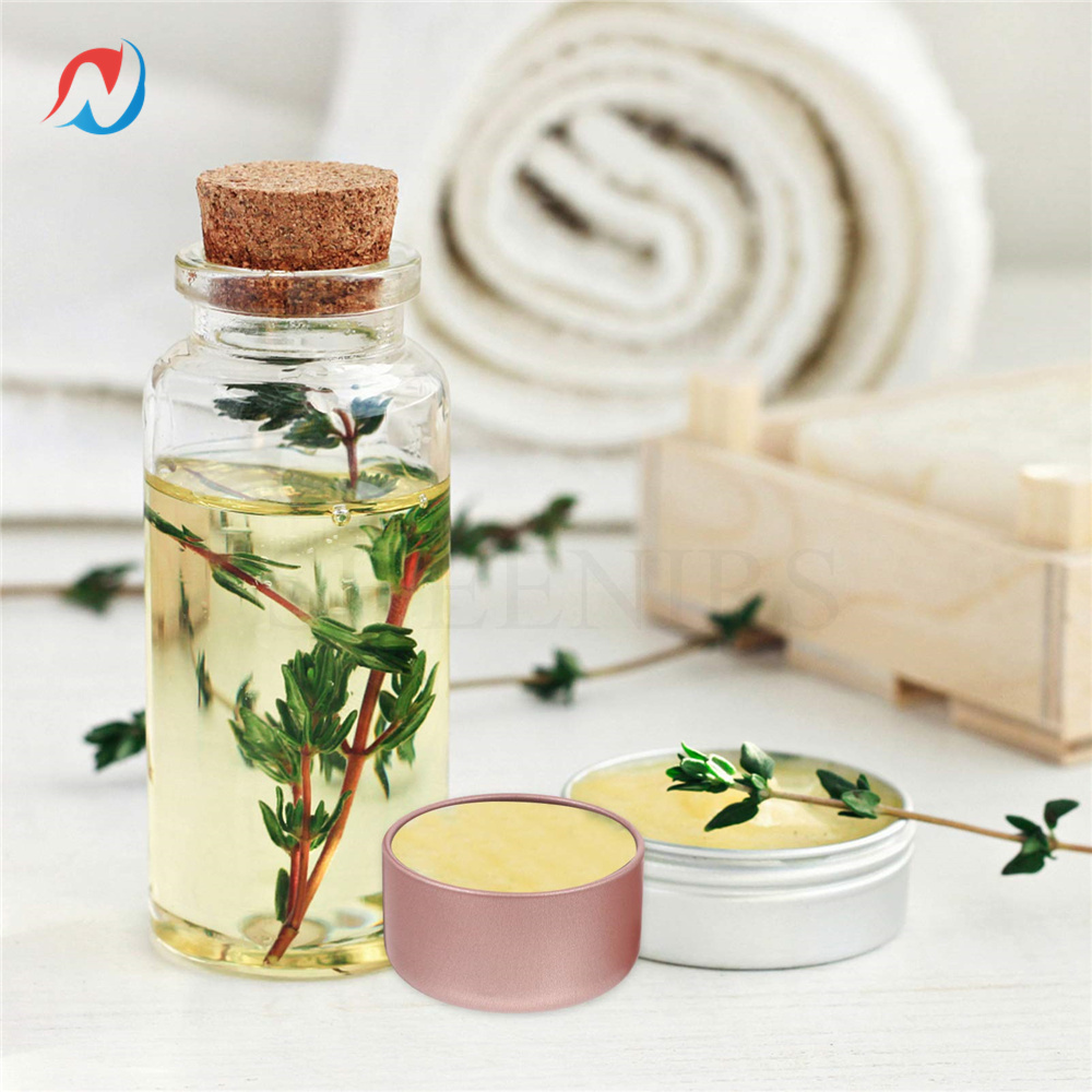 Sheenirs 18/50/100Pcs 50ml Aluminum Candle Tin Round Candle Containers Cosmetic Jars Oil Cream Pot Solid Aromatherapy Sealed