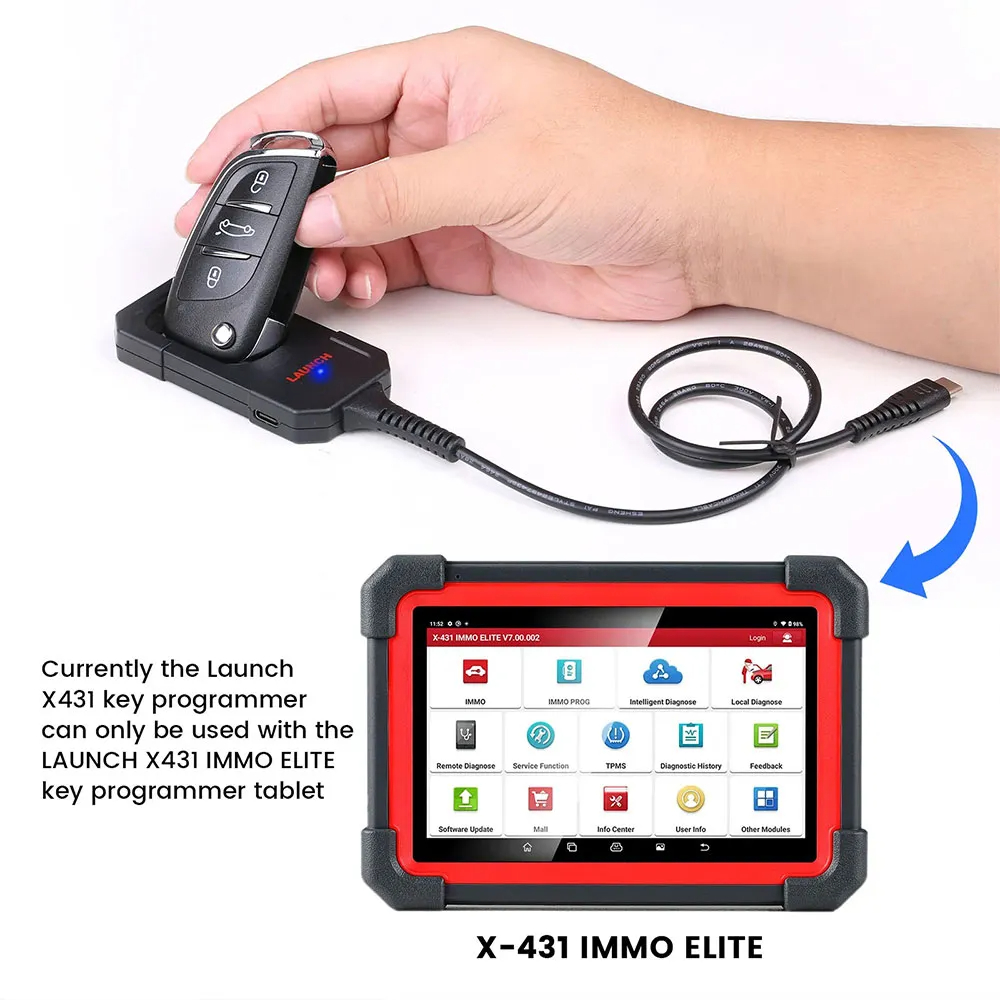 LAUNCH X431 Key Programmer x 4 Keys Set IMMO Programming Tools work with X431 PAD V/ IMMO ELITE/IMMO PLUS /PROG 3