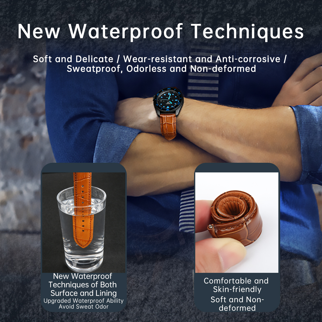 MAIKES 22mm Genuine Leather WatchBand For Huawei Watch GT 2 Pro Original Wristband Quick Releas Bracelet For Amazfit Watch Strap