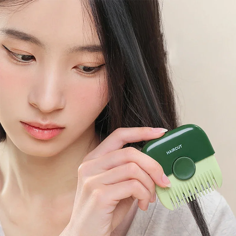 2-In-1 Hair Trimmer Comb Multi-Functional Split Ends Cutter Girls Professional Haircutting Tools Baby Hair Clipper