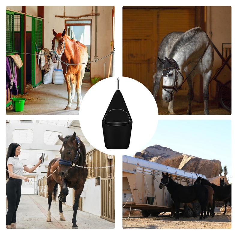 Horse Hay Bag Waterproof Oxford Large Feeder Bag Slow Feed Cloth Bag Full Day Feeding Horse Equipment Farm Equestrian Supplies
