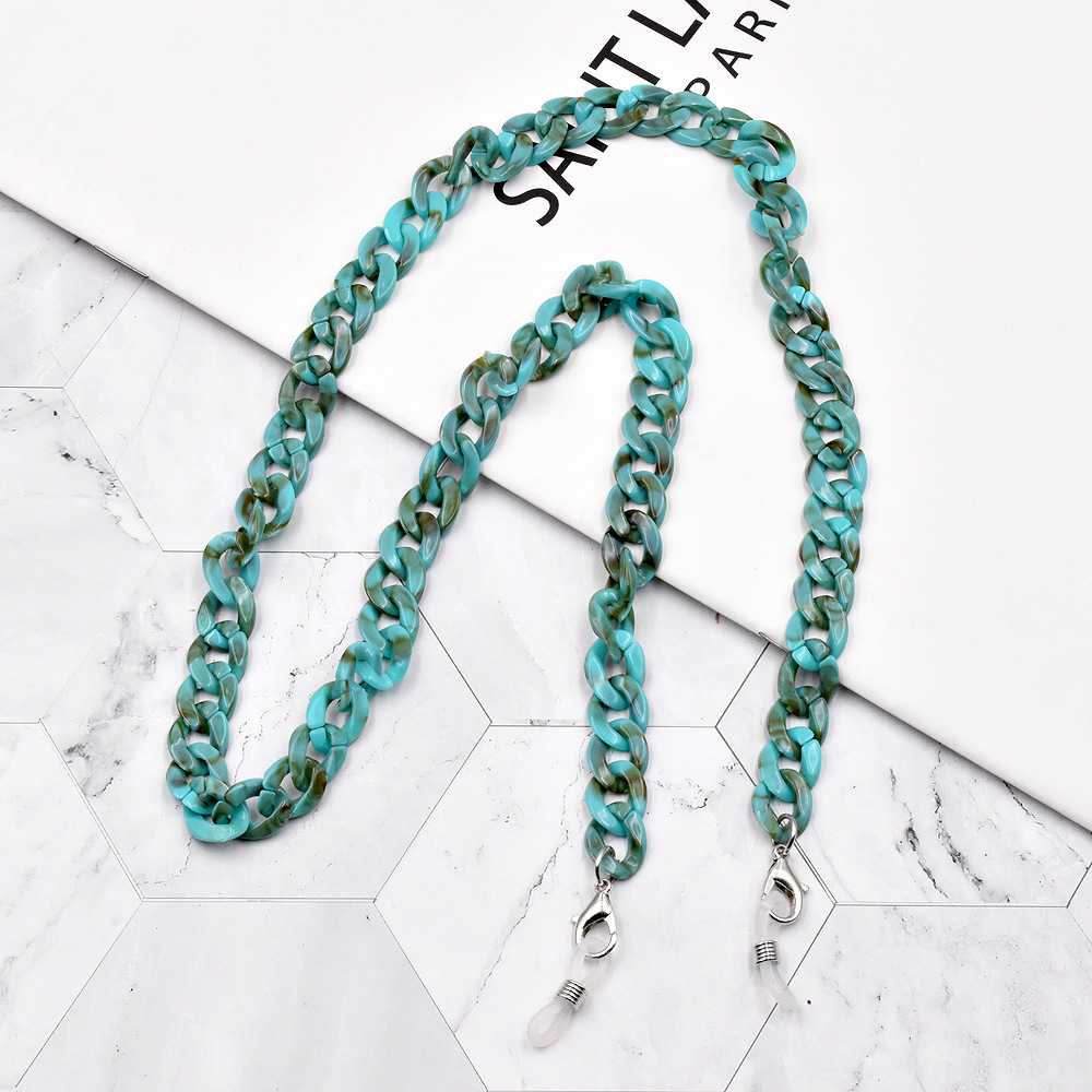 Retro Pendant Mask Key Acrylic Hangs Strap Holder Glasses Chain Neck Women's Sunglasses Lanyard Accessories