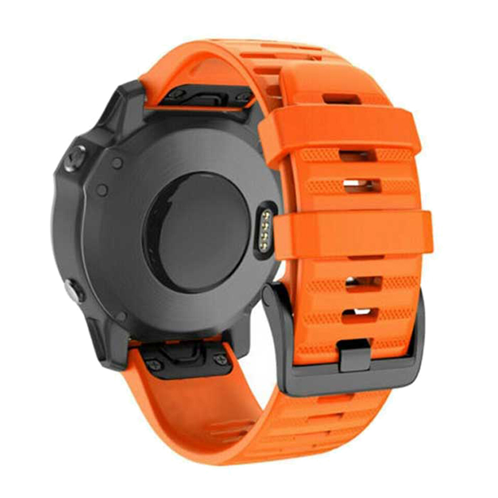 26 22MM Silicone QuickFit Watchband Strap For Coros VERTIX/2 SmartWatch Easyfit Wrist Band For Garmin Fenix 7 7X 6 6X Pro Correa