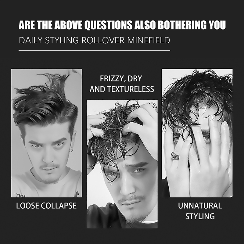 Plant Protein Hair Hold Spray Moisturizing Gel For Styling Working Hair Building Fibers Hairdresser Curly Hair Fixing Spray