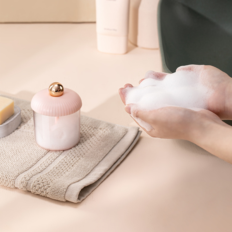 Portable Foam Maker Facial Cleanser Bubbler Cup Body Wash Cleansing Shower Gel Shampoo Manual Foamer for Bath Face Clean Tool