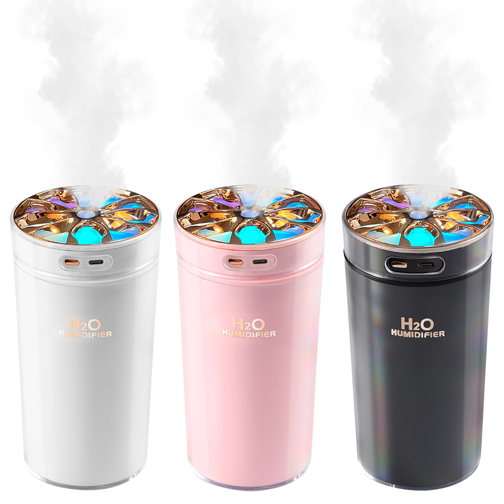 Air Freshener Colorful Night Light USB Powered Aroma Dual Mode Essential Oil Diffuser for Car Room Home Office