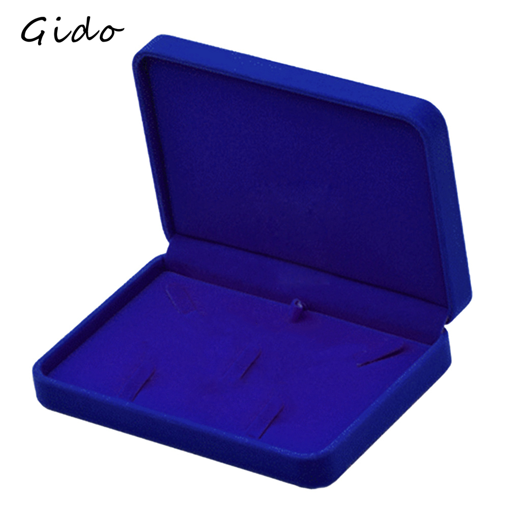 Jewelry Boxes and Packaging Velvet Jewelry Set Boxes Tray Travel Necklace Storage Display Case Jewelry Necklace Gift Box