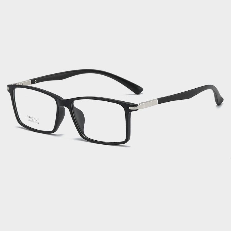 Square Glasses Frame Woman Men Glasses Retro Myopia Optical Frames Metal Clear lenses Black Gold Eyeglasses Oculos 8121