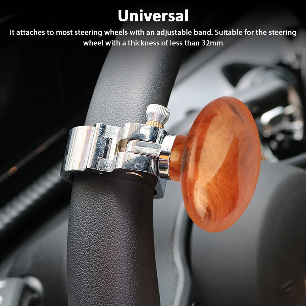 Universal Car Steering Wheel Knob Handle Aid Auto Truck Booster Ball Spinner Knob Ball Power Steering Handle Car Accessories