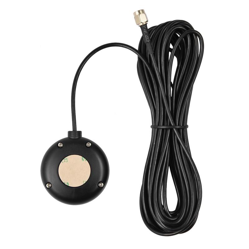 Car GPS Signal Amplifier Waterproof Active GPS Antenna Magnetic Base with SMA Interface Universal GPS Signal Receiver with SMA