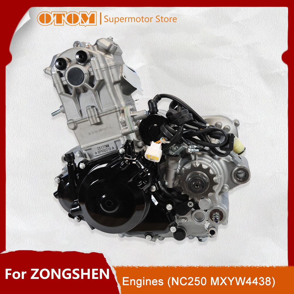OTOM Motorcycle ZS177MM Engine Assembly 4 Stroke Water-Cooled Engine For KEWS ZONGSHEN NC250 MXYW4438 Accessories Pit Dirt Bikes