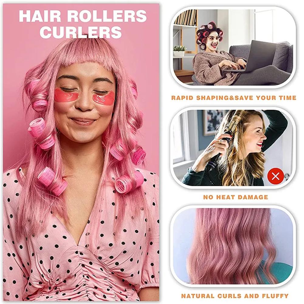 6Pcs Bangs Hair Root Fluffy Hair Clips Lazy Portable Straight Hair Styling Curling DIY Curler For Women Beauty Tools