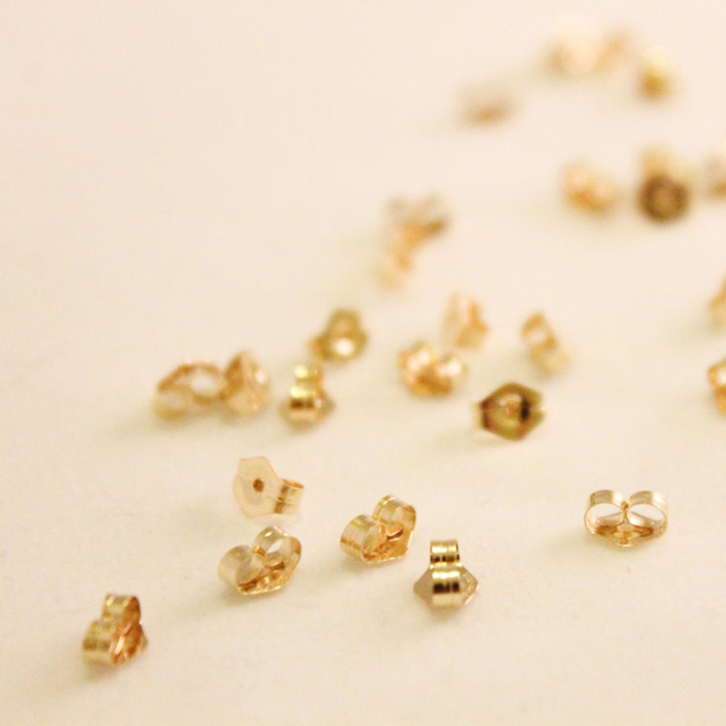 20PC/Set 14K Gold Filled Earring Back Wholesale Supplies for Jewelry Making Handmde DIY Accessories Gold Jewelry Finding