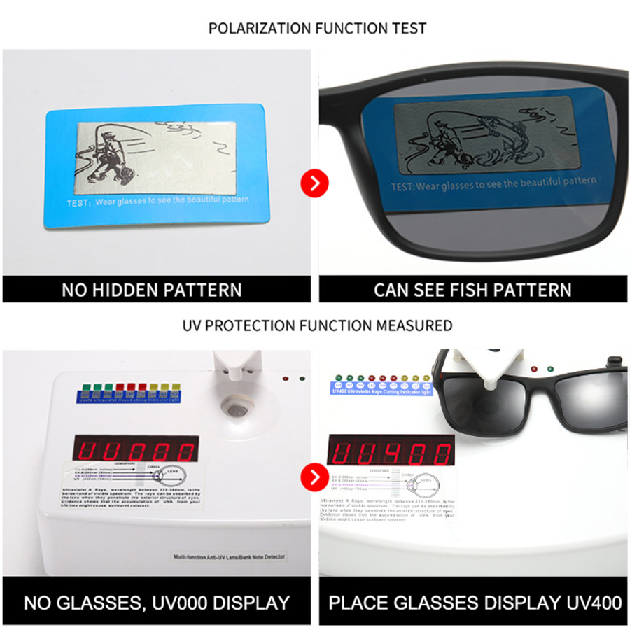 SIMPRECT Square Polarized Sunglasses Men 2024 Luxury Brand Designer UV400 High Quality Fishing Driving Retro Vintage Sun Glasses