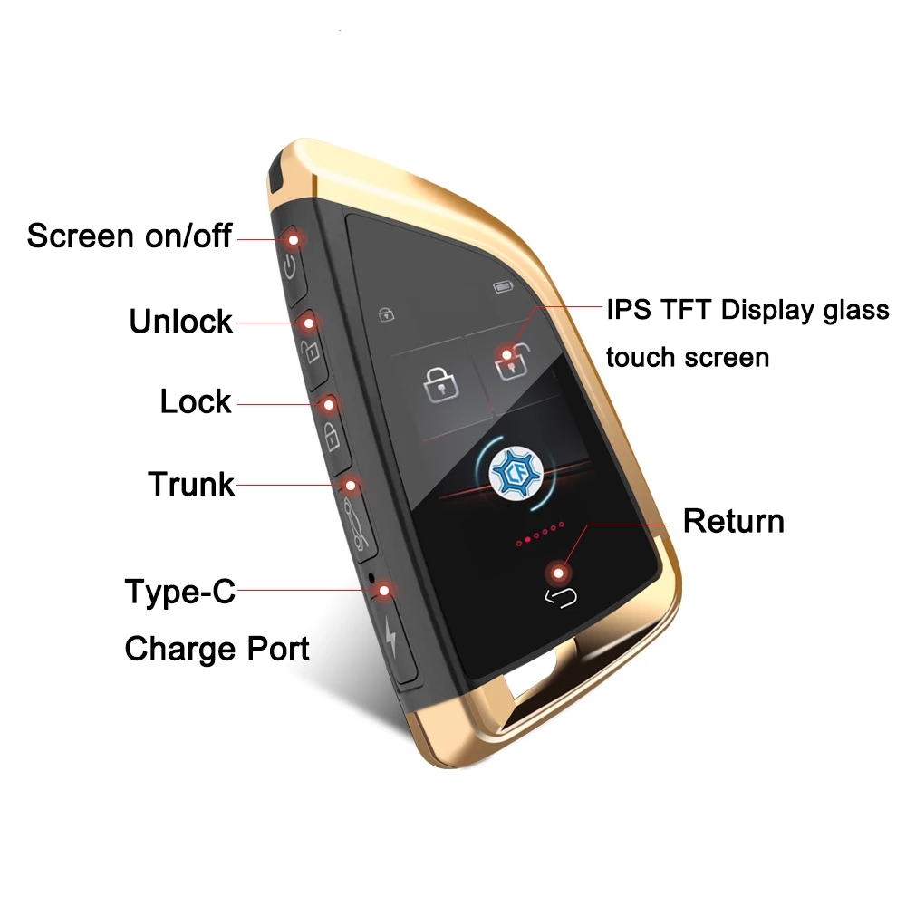 CF568 Smart LCD Key OBD Comfortable Entry Lock For BMW/Benz/KIA/VW/Buick/Opel/Audi/Ford/Toyota/Honda With Korean/English/Turkish