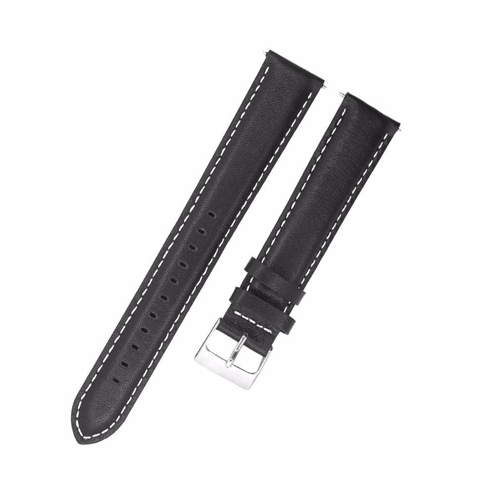Italy Genuine Leather Watch Strap 18mm 20mm 22mm 24mm Watch Band Black Dark Light Brown Watchband Extra Long for Big Wrist