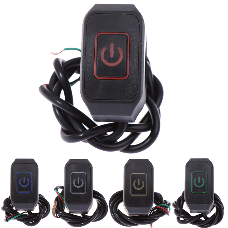 Motorcycle Handlebar Switch with LED Light for Motorbike Switches Connector Waterproof Handlebar Switch Motor Bike Accessories