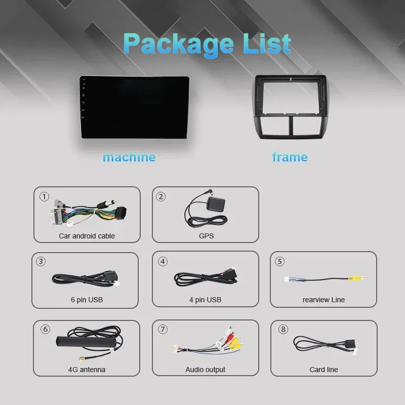 Android 13 Carplay Car Radio For Subaru Forester 3 SH Impreza GH GE 2007 - 2013 2Din Multimedia Player Autoradio QLED Head Unit