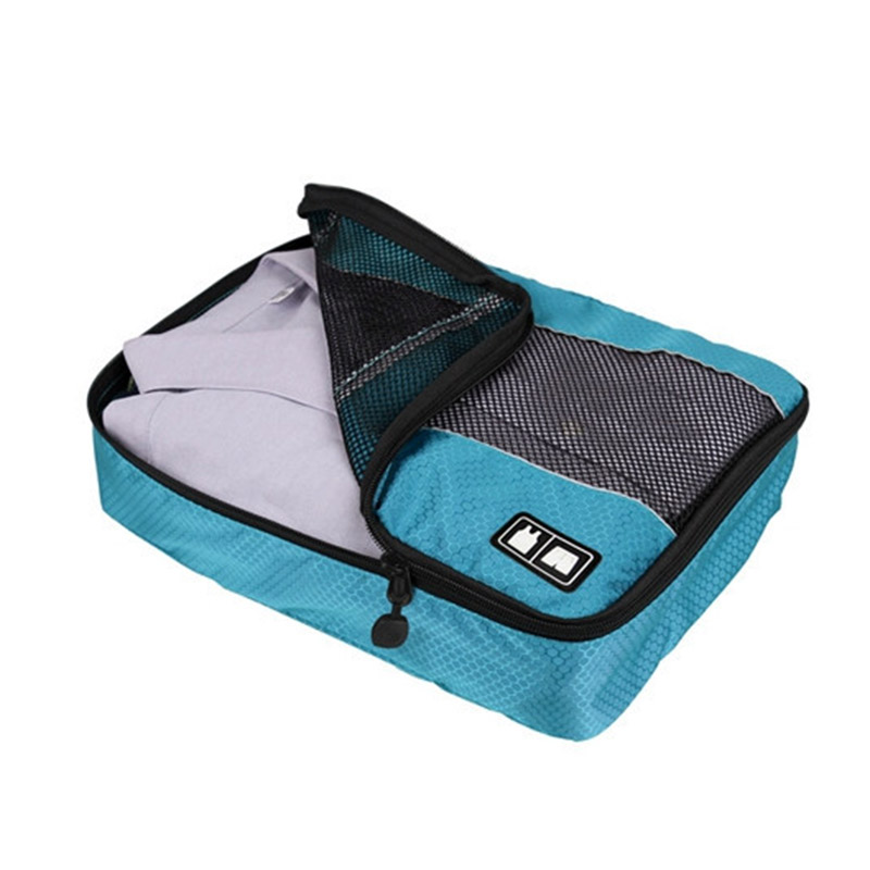 3 Pcs/Set Clothing Packing Cubes Travel Bag for Shirts Pants Garment Bags Luggage Organizers Necessaire