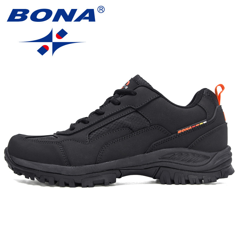 New BONA Designers Non-slip Wear-resistant Breathable Hiking Shoes Men New Outdoor High-quality Jogging Walking Shoe Manscuo 30f9