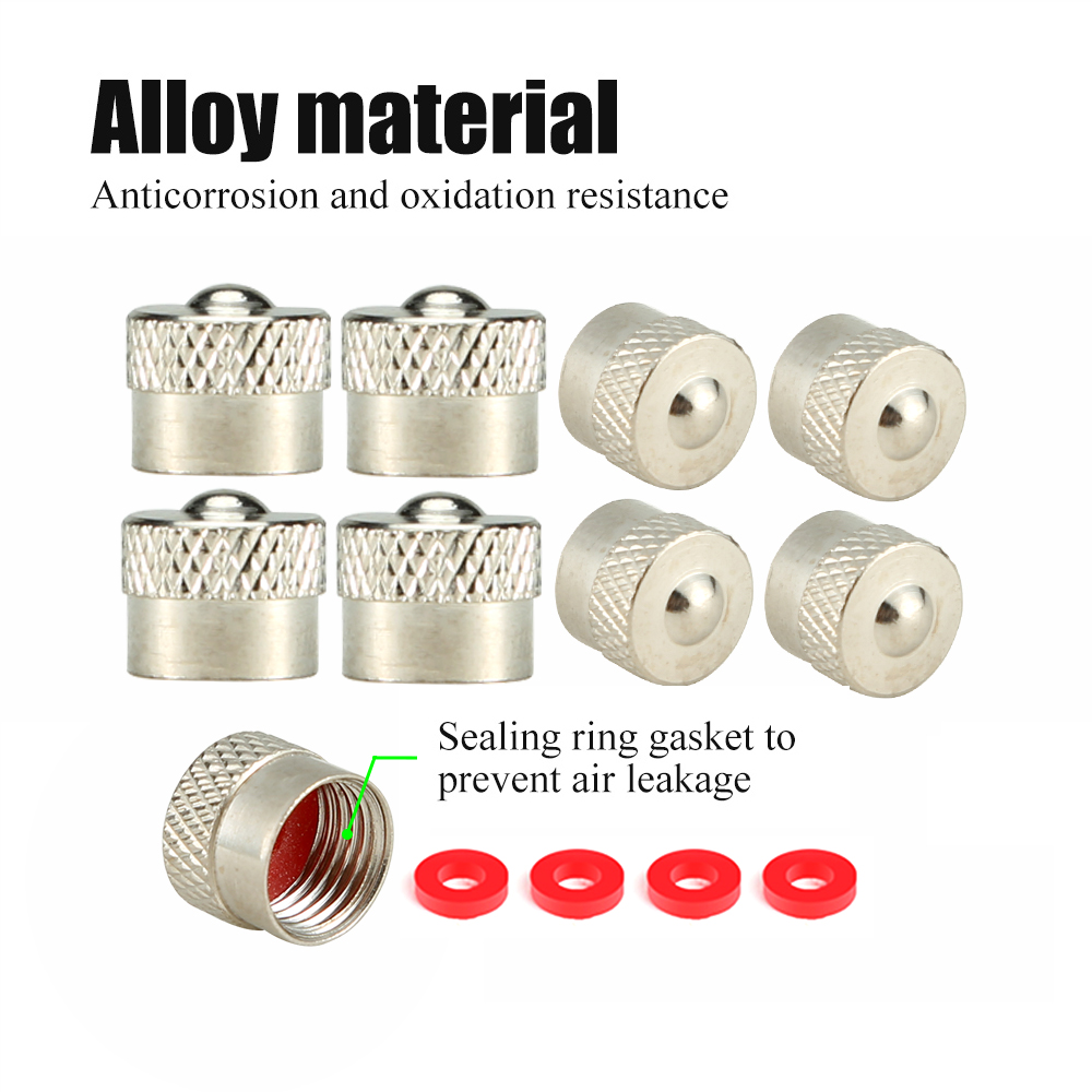 Car Tire Valve Stems Caps Dustproof Style Tire Valve Cap Aluminum Tire Wheel Stem Air Valve Caps For BMW