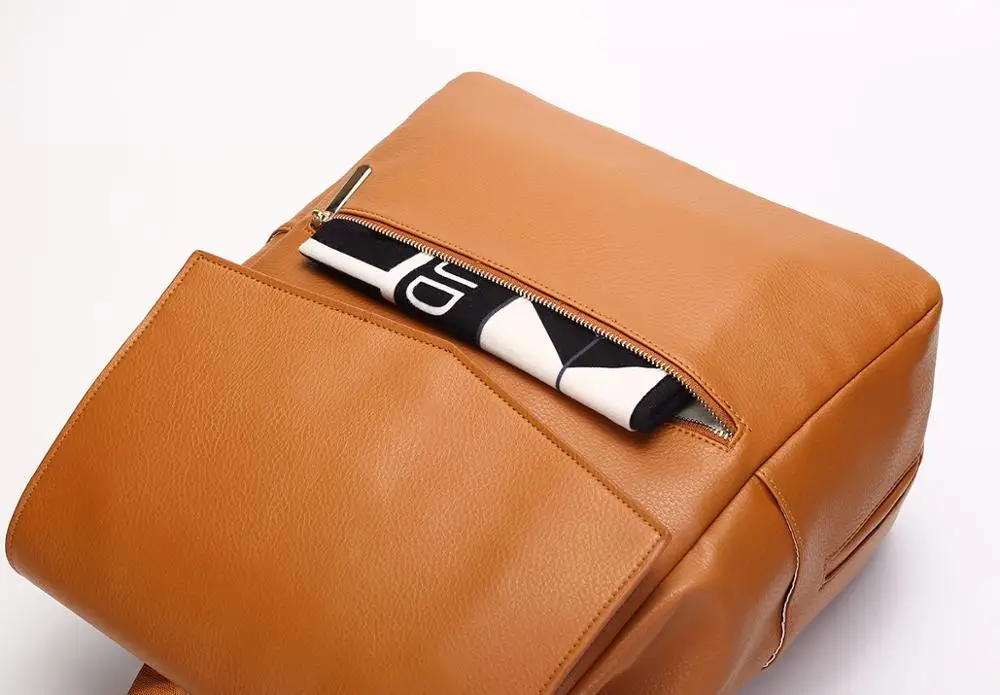 PU Leather Baby Diaper Bag Backpack For Moms Large Capacity Nappy Bag with Changing Pad Stroller Straps baby bags organizer