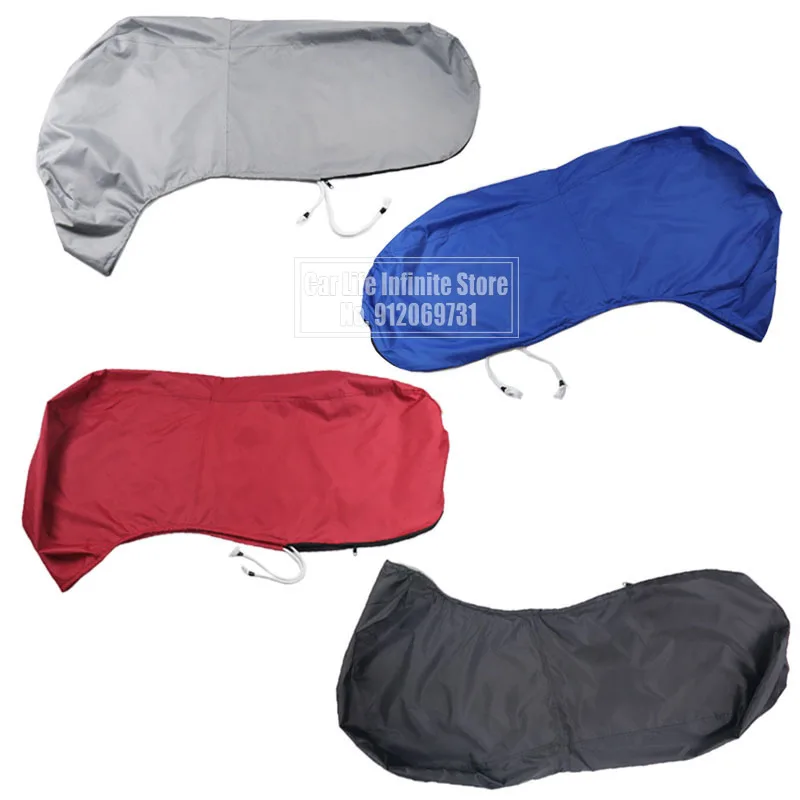 6-250HP Full Outboard Motor Engine Boat Cover 600D/420D Waterproof Anti-scratch Engine Protector Blue Black Grey Red Boat Fabric