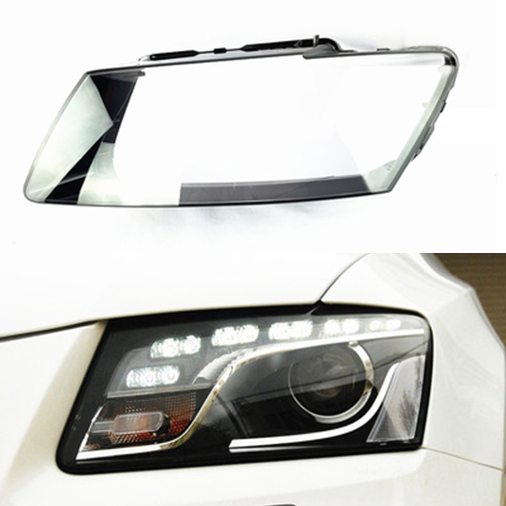 Car Front Headlight Cover For Audi Q5 2010-2012 Auto Headlamp Lampshade Lampcover Head Lamp Light Covers Glass Lens Shell