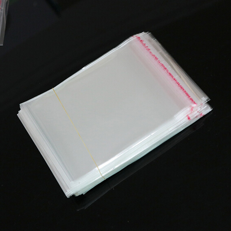 1000pcs/lot 3x3+2cm Clear Plastic Bag Resealable Cellophane Poly Bags Mini Opp Bag Self Adhesive Seal Jewelry Packaging Bag