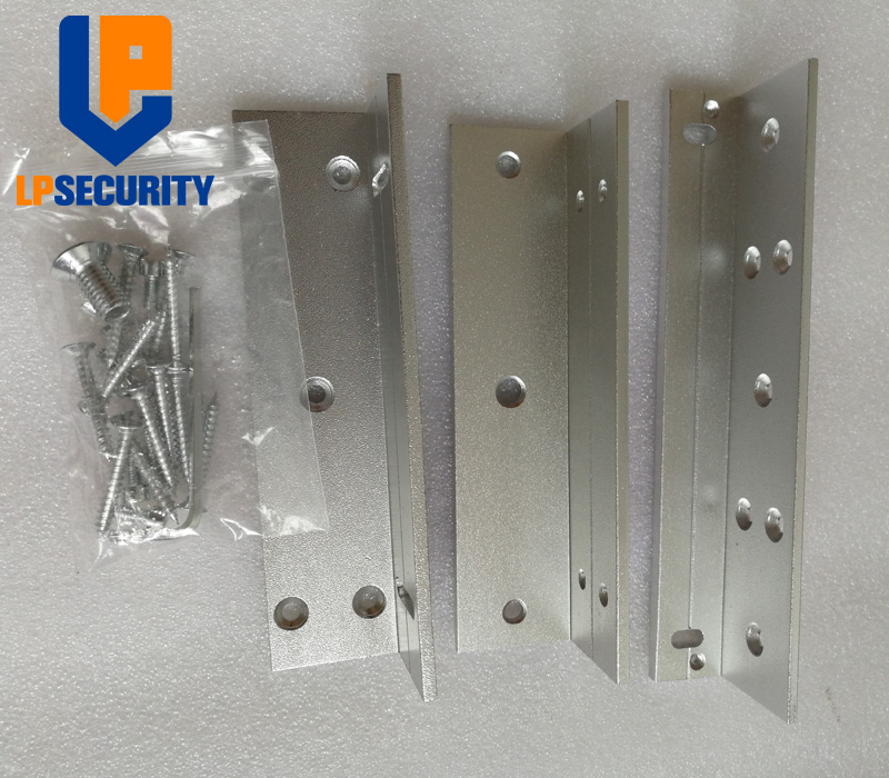 180KG Single Door Electrical Magnetic Lock With 180 ZL Bracket Magnetic Lock