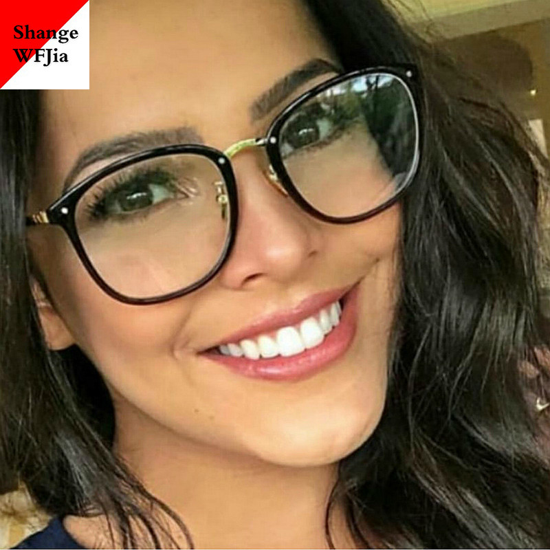 2024 Vintage Myopia Eyeglasses Frames Clear Lens Eye Glasses Frame for Men Optical Spectacle Frame Big Glasses Frame Women