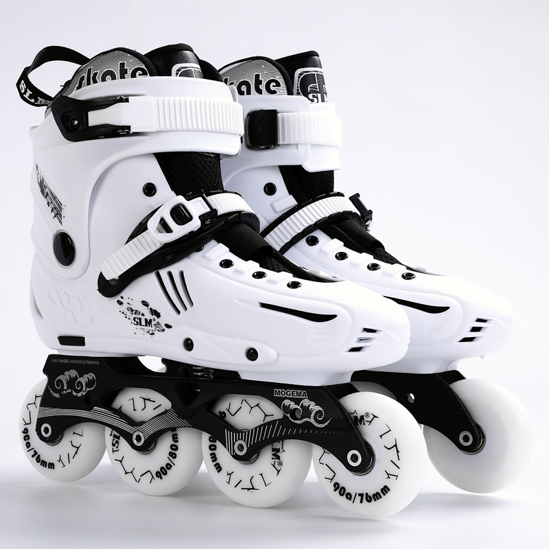 Inline Skates Professional Slalom Adult Roller Skating Shoes Sliding Free Skate Patins Size 35-46 Good As Sneakers Wheels Shoes