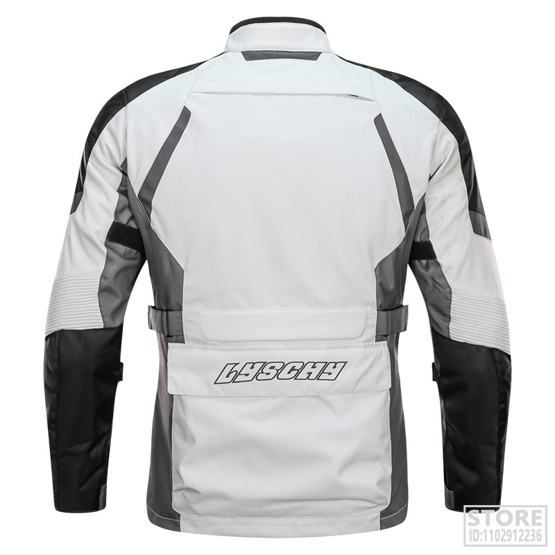 LYSCHY Motorcycle Jacket Pants Suit Cold-proof Waterproof Winter Men Motorbike Riding Moto Protective Gear Armor Clothing