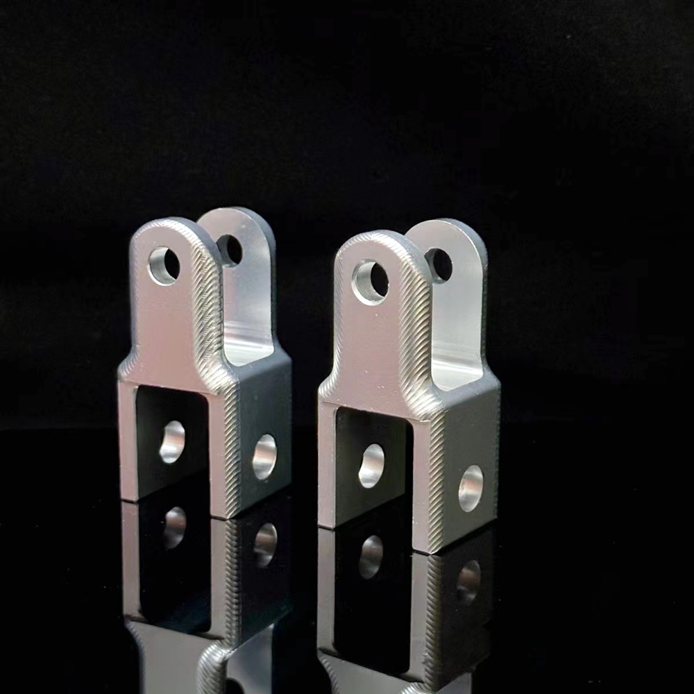Motorcycle Rear Shock Fixed Head Round End Convert Fork End Accessories Universal 20mm Dual Fork Port Converter Heighten Adapter