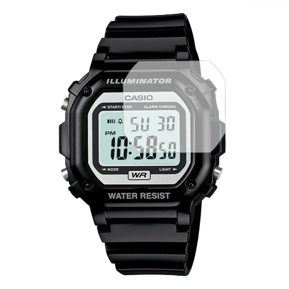 2pcs Watch Screen Protector for Casio A158W F-91W DW5600 5610 AE1200WH MQ-24 Soft Clear Anti-Scratch Waterproof Fill Protectors