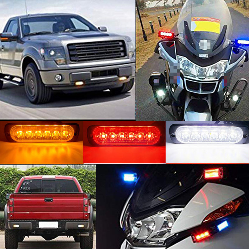 Car Light Assembly Strobe Light Led for Truck Side Emergency Lights Cars Motorcycle Warning Flashing Police Light