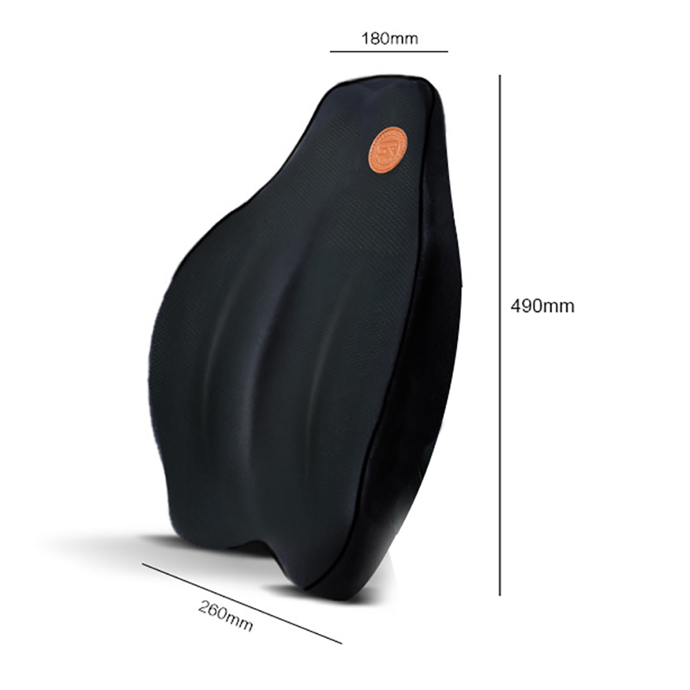 Memory Gel Lumbar Support For Car Seat Breathable Lumbar Pillow Orthopedic Backrest For Office Chair Wheelchair Car Accessories