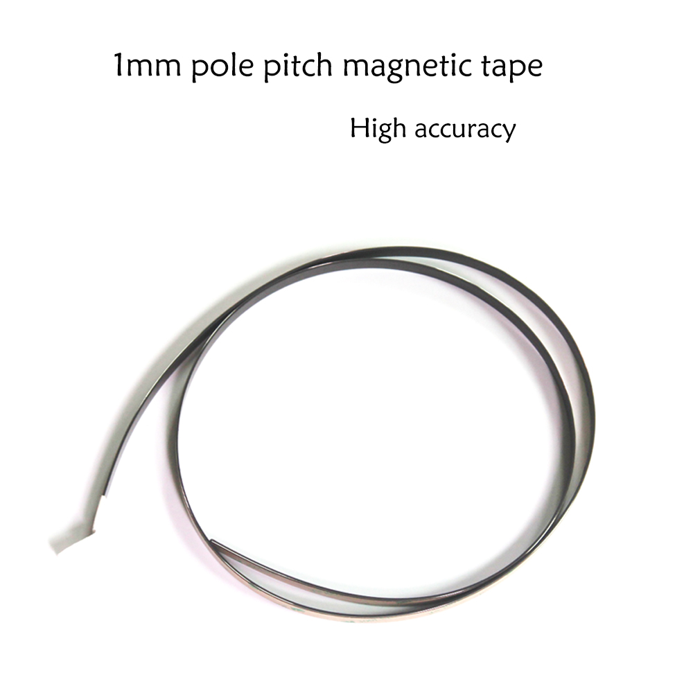 TR10 1+1mm High Accuracy Magnetic Tape Pole Length 1mm Strip Size 10*1.5mm for Magnetic Sensor Lathe Woodworking Stone