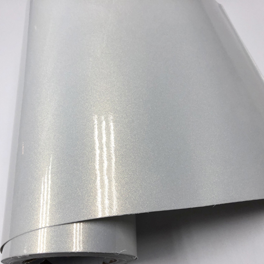 50cm*200/300CM High Glossy white golden sand pearl car wrap vinyl film car wrap sheet roll car sticker decal