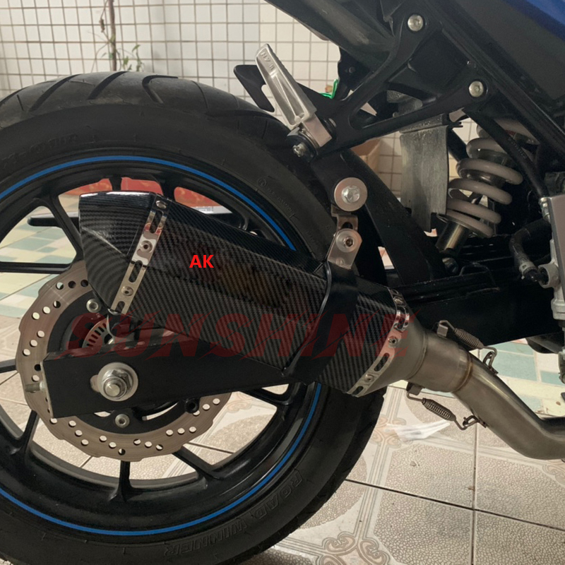 Universal Exhaust Motorcycle Muffler Escape Moto Pitbike Motorcross Scooter ATV Modified For Ninja 400 Z900 Z250 MT07 FZ6 NC700