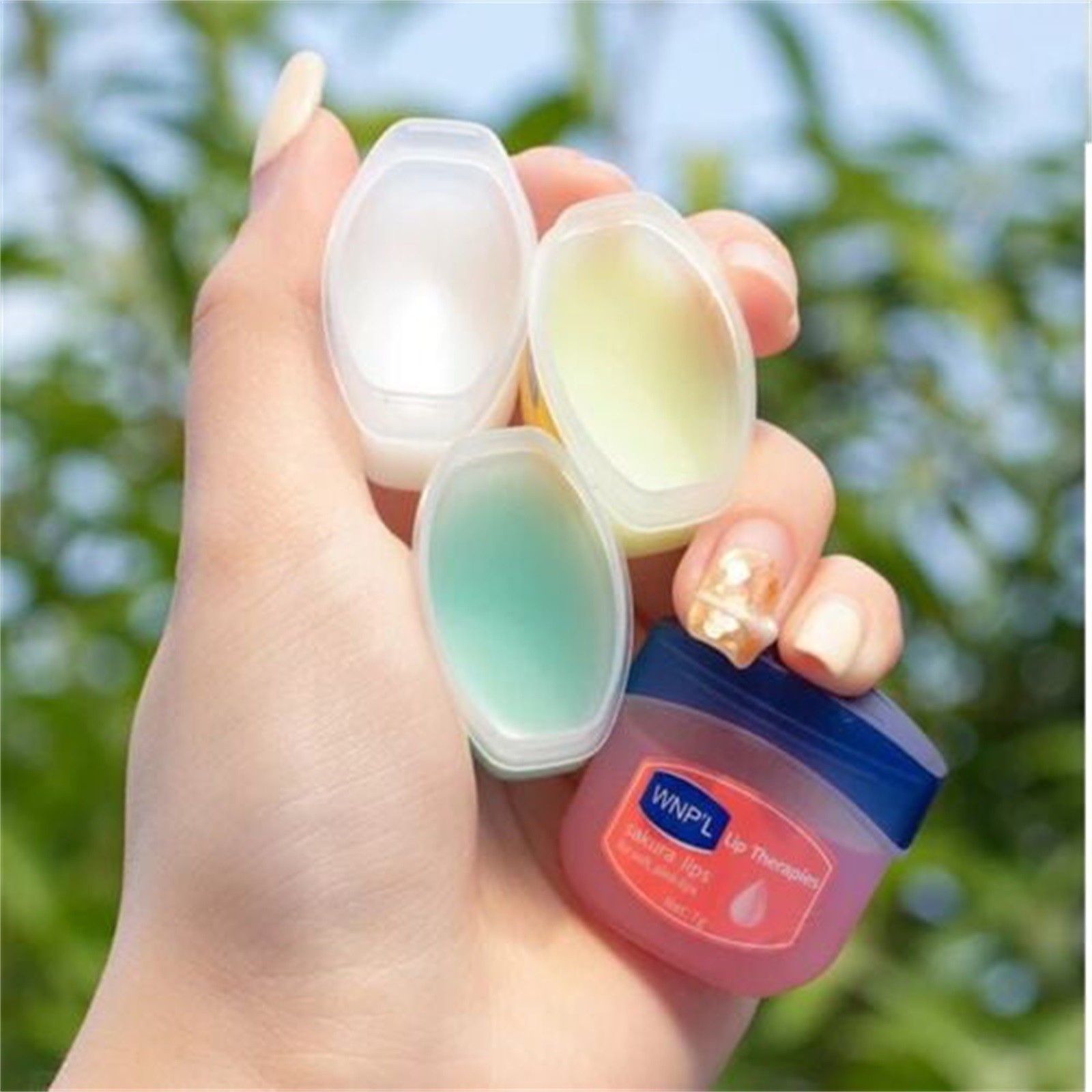 6 Pcs Lip Balm Set Petroleum Jelly Lip Care Anti-Drying & Moisturising