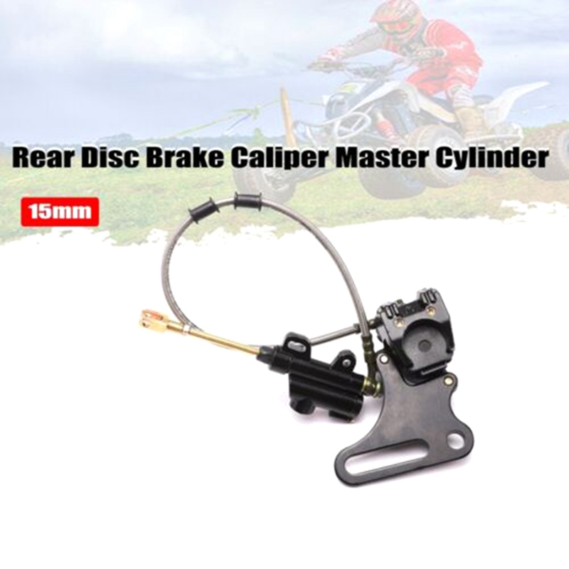 15Mm Motorcycle Rear Disc Brake Assembly Caliper Cylinder For 125Cc 140Cc Scooter Dirt Pit Bike ATV Gokart Spare Parts