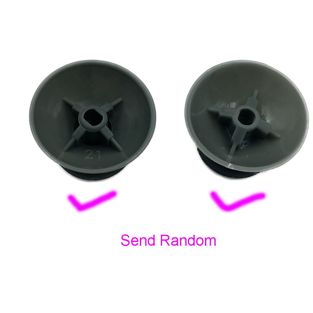 Thumbstick Grips: 100 Pcs Controller Joystick Caps Replacement Mod Parts for Xbox 360 - Black