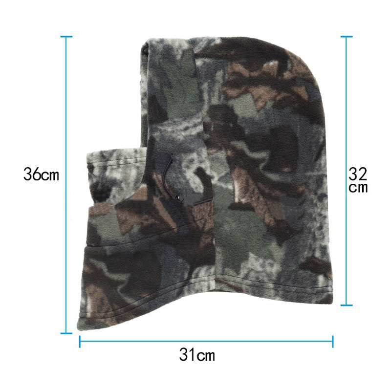 New Winter Thermal Snowboard Full Mask Camo Camouflage Fleece Warm Neck Mask Balaclava Motorcycle Hunting Wind Cap Hats