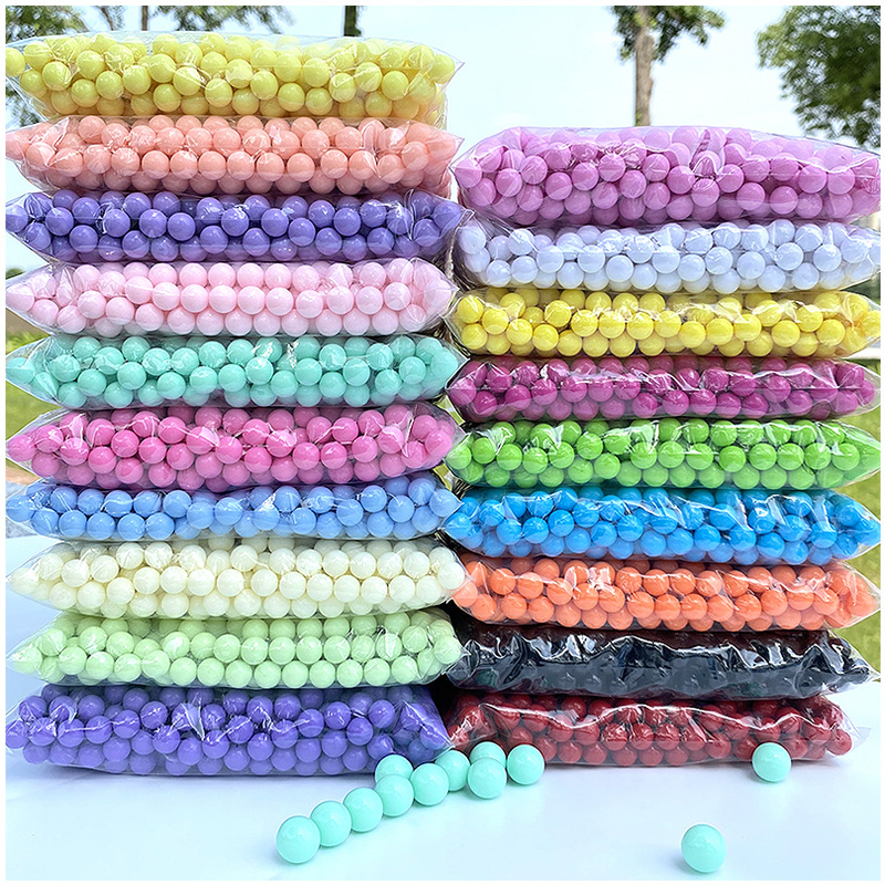 New Colorful Solid Acrylic Round Beads without Hole DIY Jewelry Accessories Gumball Plastic Lucite Beads 6mm 8mm 10mm 12mm 14mm