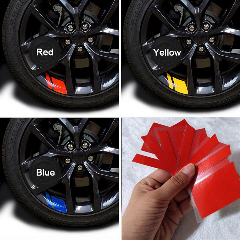 Car Wheel Rim Sticker Innovative Reflective Wheel Decal Car Vehicle Color Wheel Rims Protectors Decor Strip Tire Guard Line