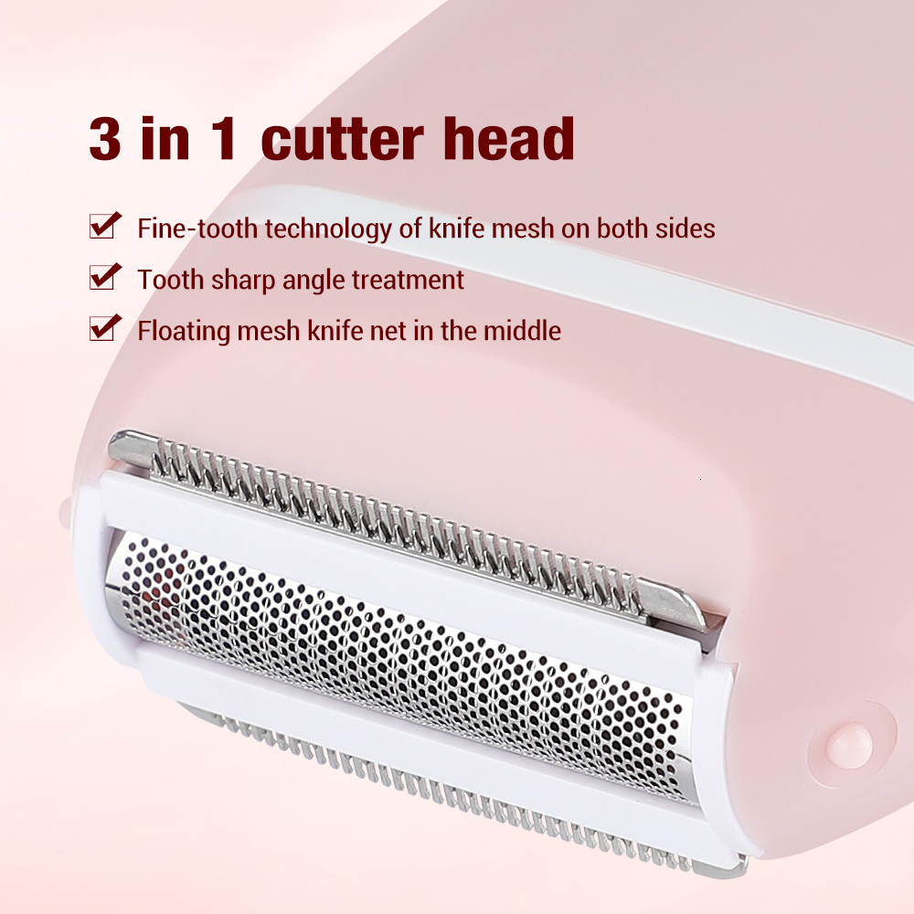 Portable Electric Rechargeable Hair Removal Appliances Epilator for Women Full Lady Shaver Body Bikini F624-17