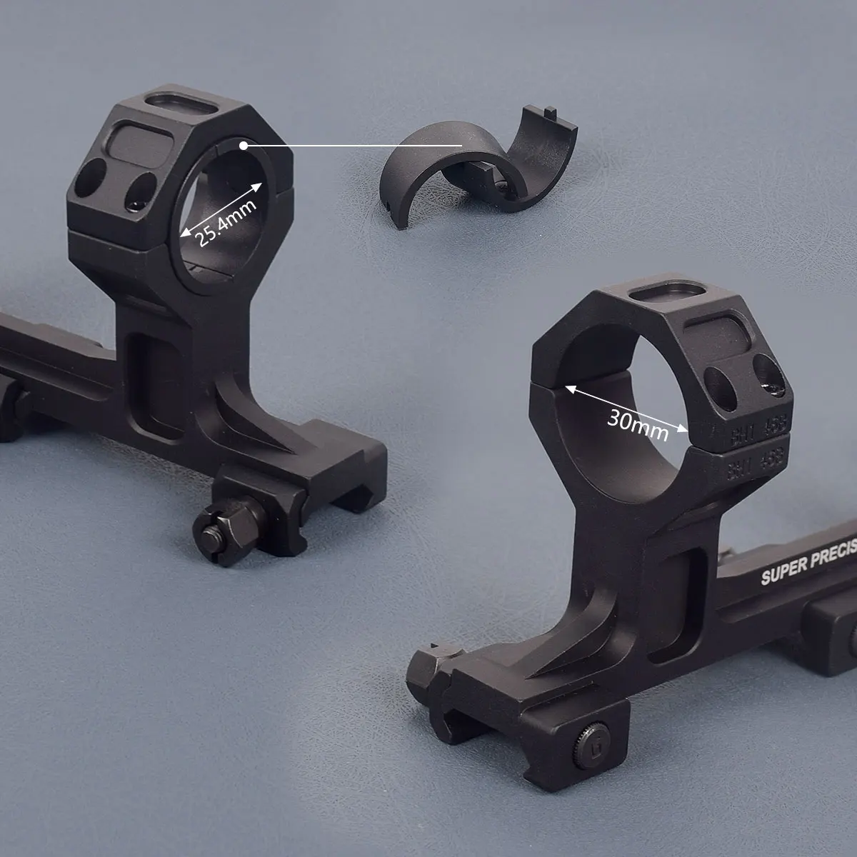 LAMBUL Tactical GE Automatics Scope Hunting Airsoft Accessories ar15 Double Clamp Metal Riflescope 1.5 1.93 Mount For 20mm Rail